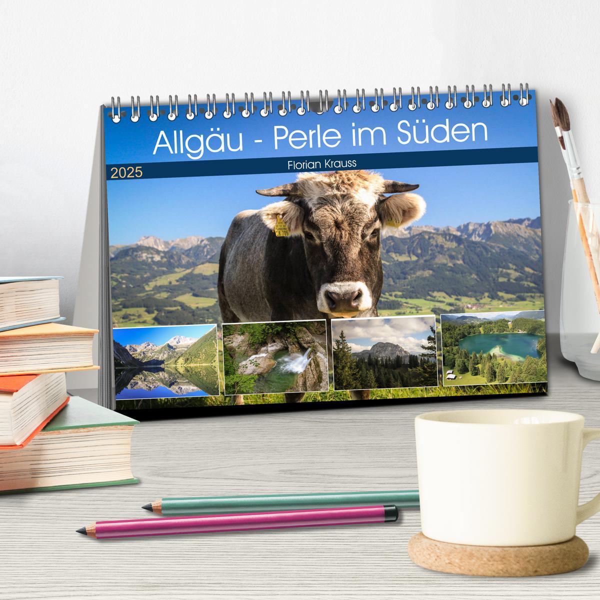 Bild: 9783435191529 | Allgäu - Perle im Süden (Tischkalender 2025 DIN A5 quer), CALVENDO...