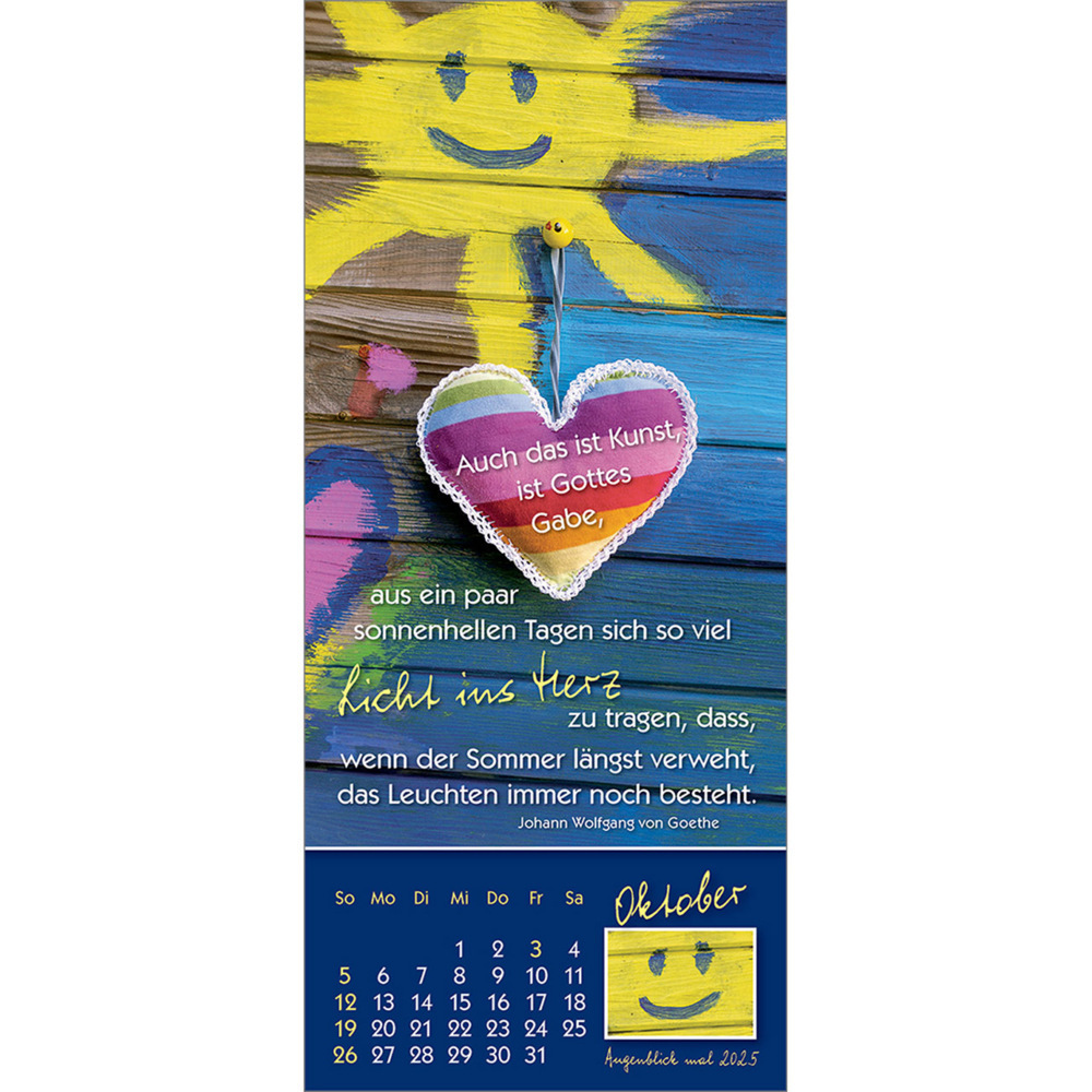 Bild: 9783754883556 | Augenblick mal 2025 | Der (kleine) Symbol-Kalender | Anke Will | 14 S.