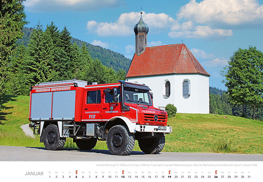 Bild: 9783966648165 | Feuerwehr Kalender 2025 Wandkalender | Hans-Joachim Profeld | Kalender