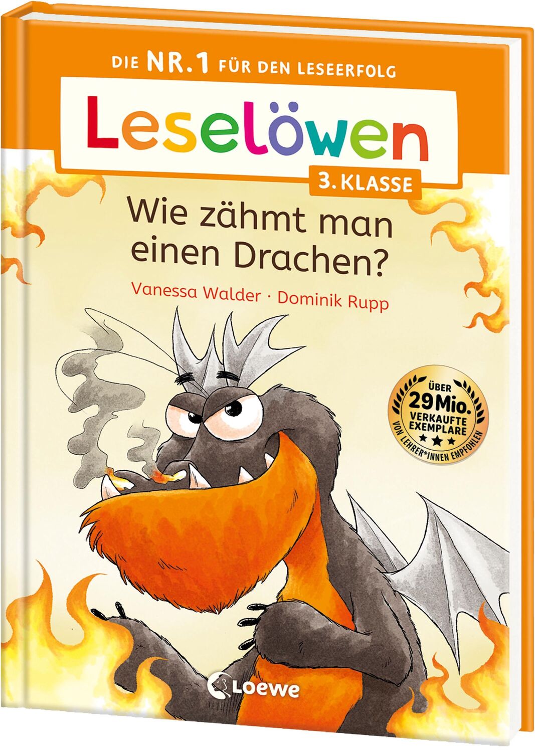 Cover: 9783743214385 | Leselöwen 3. Klasse - Wie zähmt man einen Drachen? | Vanessa Walder