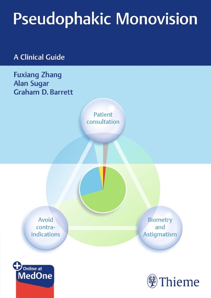 Cover: 9781626238930 | Pseudophakic Monovision | A Clinical Guide. Plus Online at MedOne