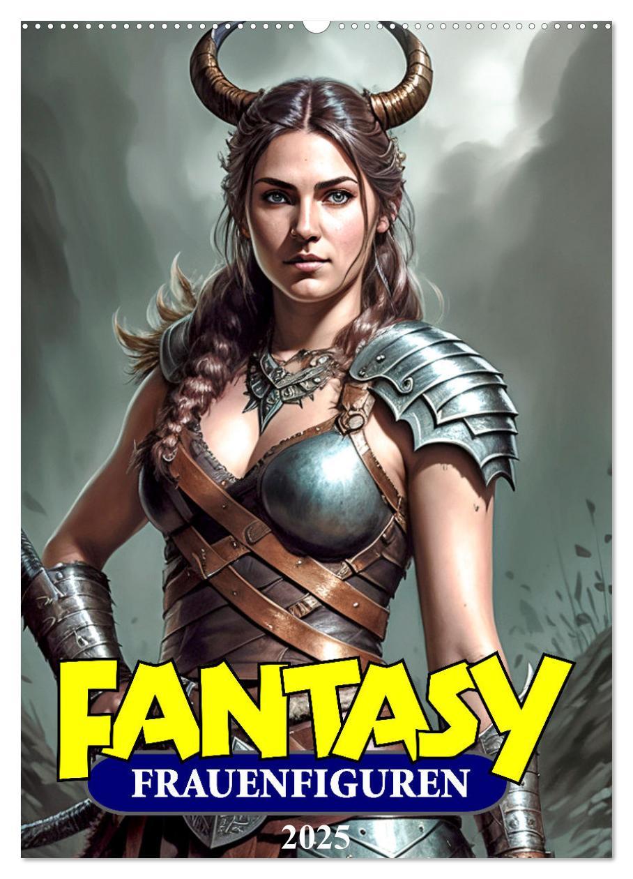 Cover: 9783457155172 | Fantasy-Frauenfiguren (Wandkalender 2025 DIN A2 hoch), CALVENDO...