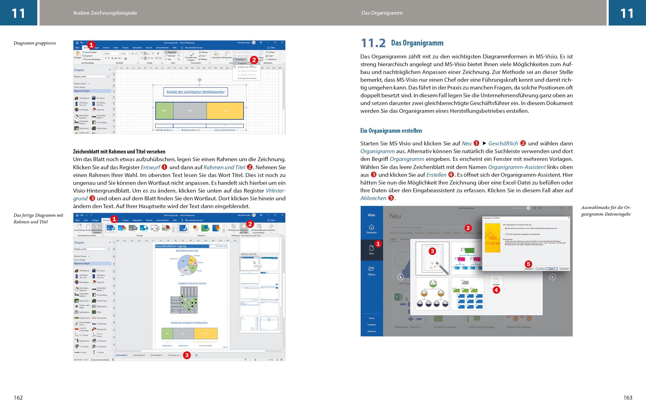 Bild: 9783832803506 | Visio 2019, 2016 und 2013 | Mammel Holger | Taschenbuch | 288 S.