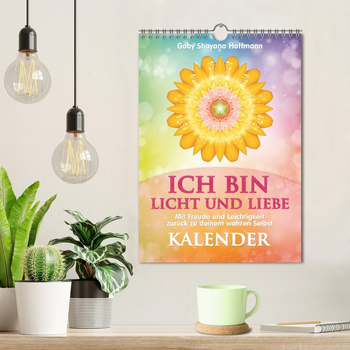 Bild: 9783435998821 | ICH BIN Licht und Liebe - Kalender (Wandkalender 2025 DIN A4 hoch),...