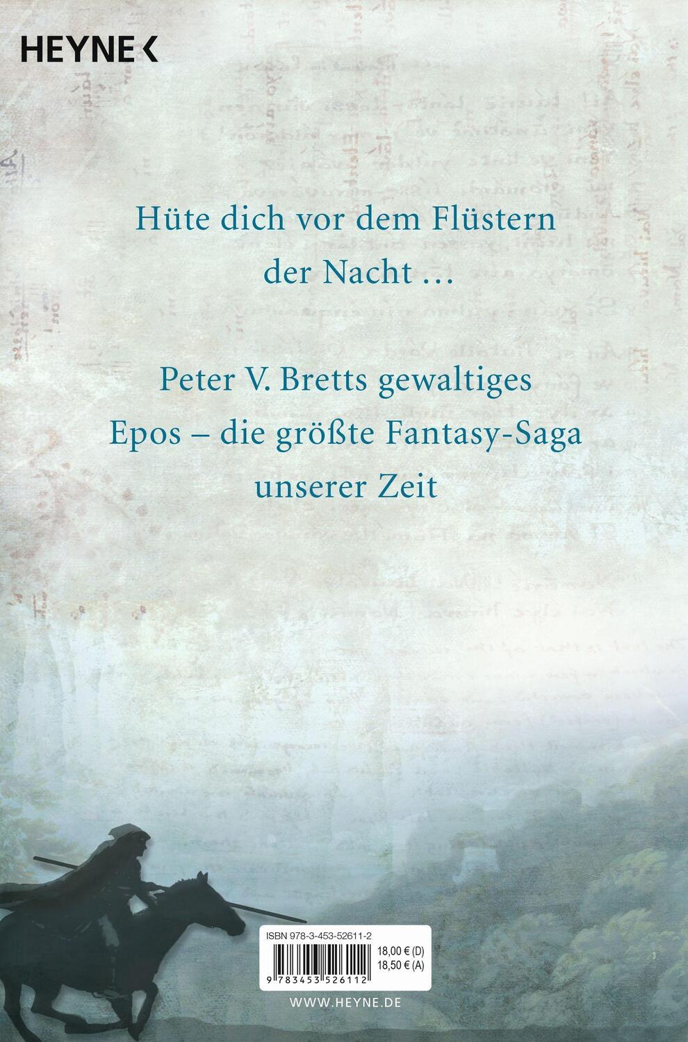 Bild: 9783453526112 | Das Flüstern der Nacht | Peter V. Brett | Taschenbuch | Demon Zyklus