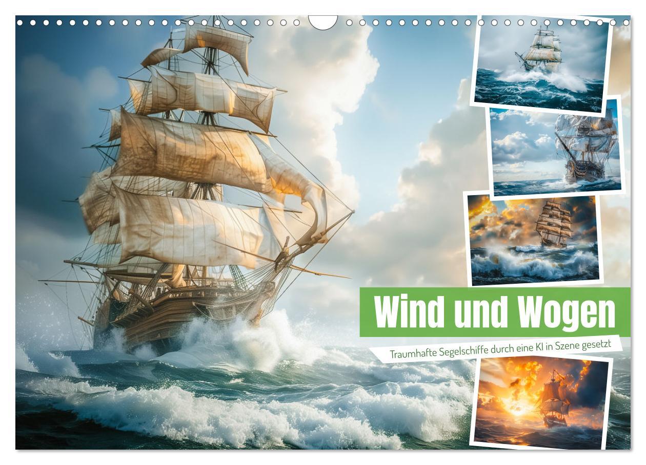 Cover: 9783383831041 | Wind und Wogen (Wandkalender 2025 DIN A3 quer), CALVENDO...