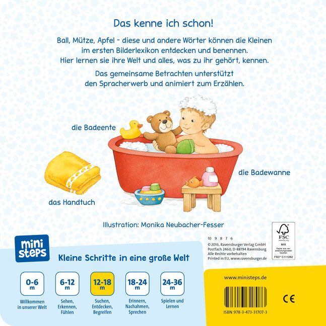 Bild: 9783473317073 | ministeps: Mein allererstes Bilderlexikon | Ab 12 Monaten | Buch