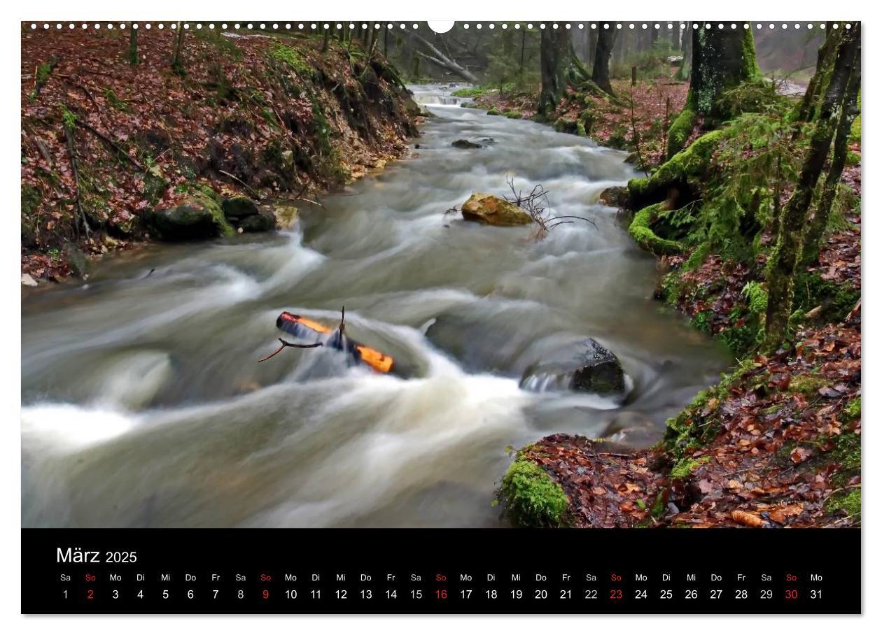 Bild: 9783435815920 | Naturpark Teutoburger Wald - Silberbach (Wandkalender 2025 DIN A2...