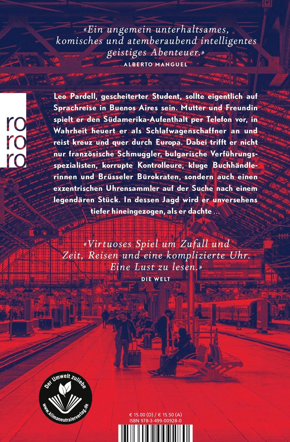 Rückseite: 9783499009280 | Grand Tour oder die Nacht der Großen Complication | Steffen Kopetzky