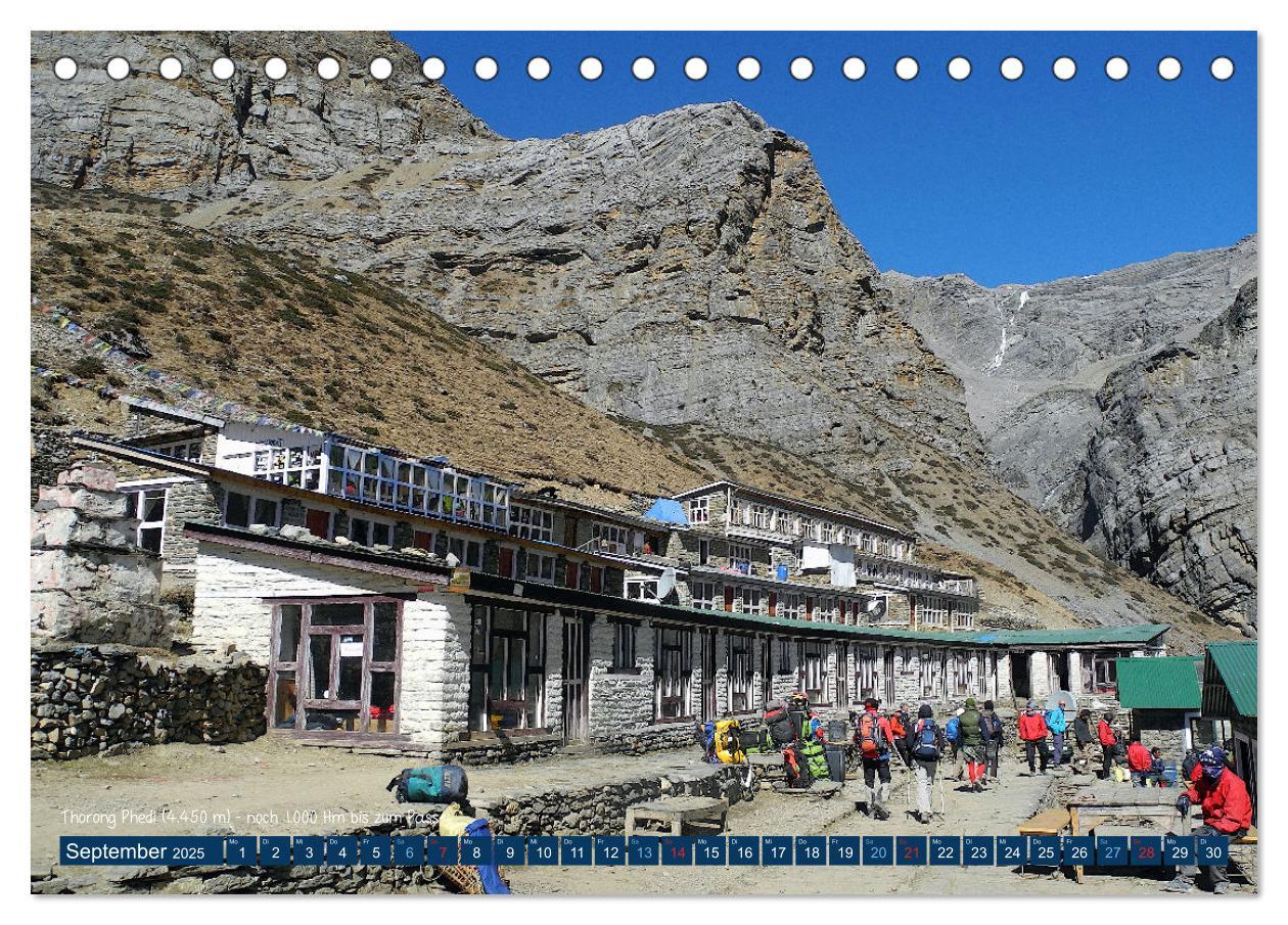 Bild: 9783435036875 | Der Annapurna Trek (Tischkalender 2025 DIN A5 quer), CALVENDO...