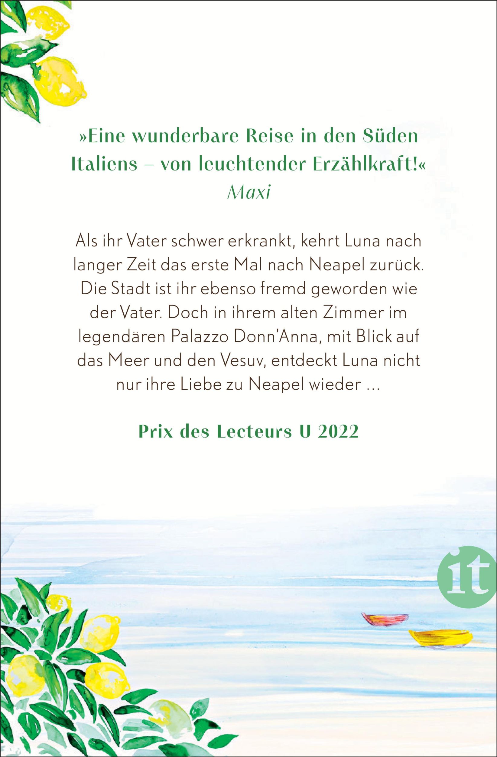 Rückseite: 9783458683520 | Luna | Serena Giuliano | Taschenbuch | 221 S. | Deutsch | 2024