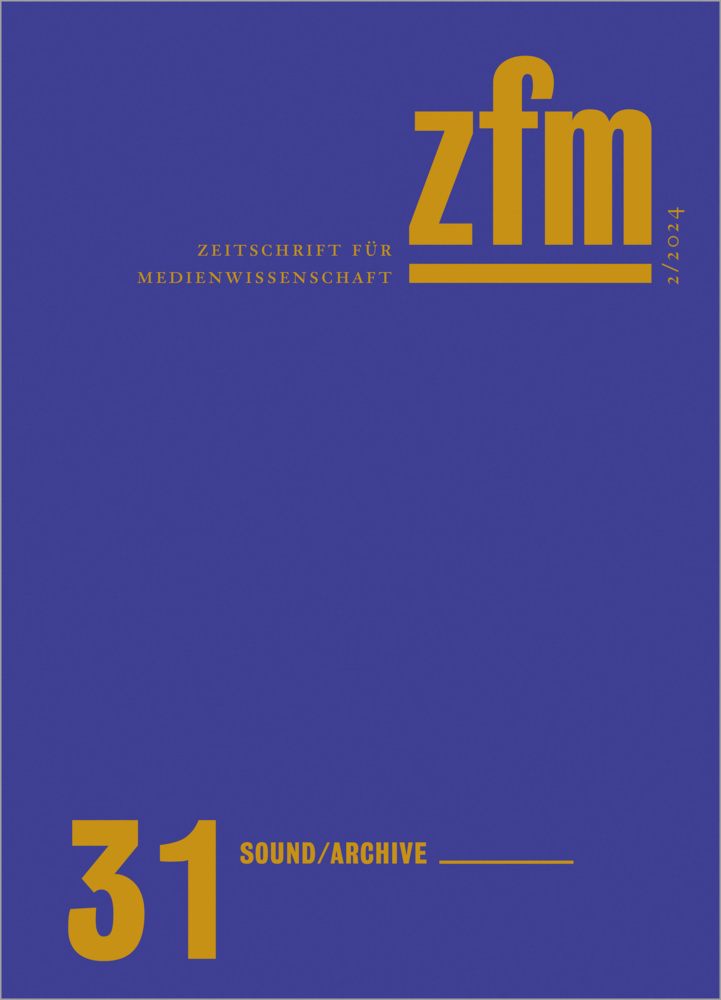 Cover: 9783837668797 | Zeitschrift für Medienwisenschaft 31 | Medienwissenschaft | Buch