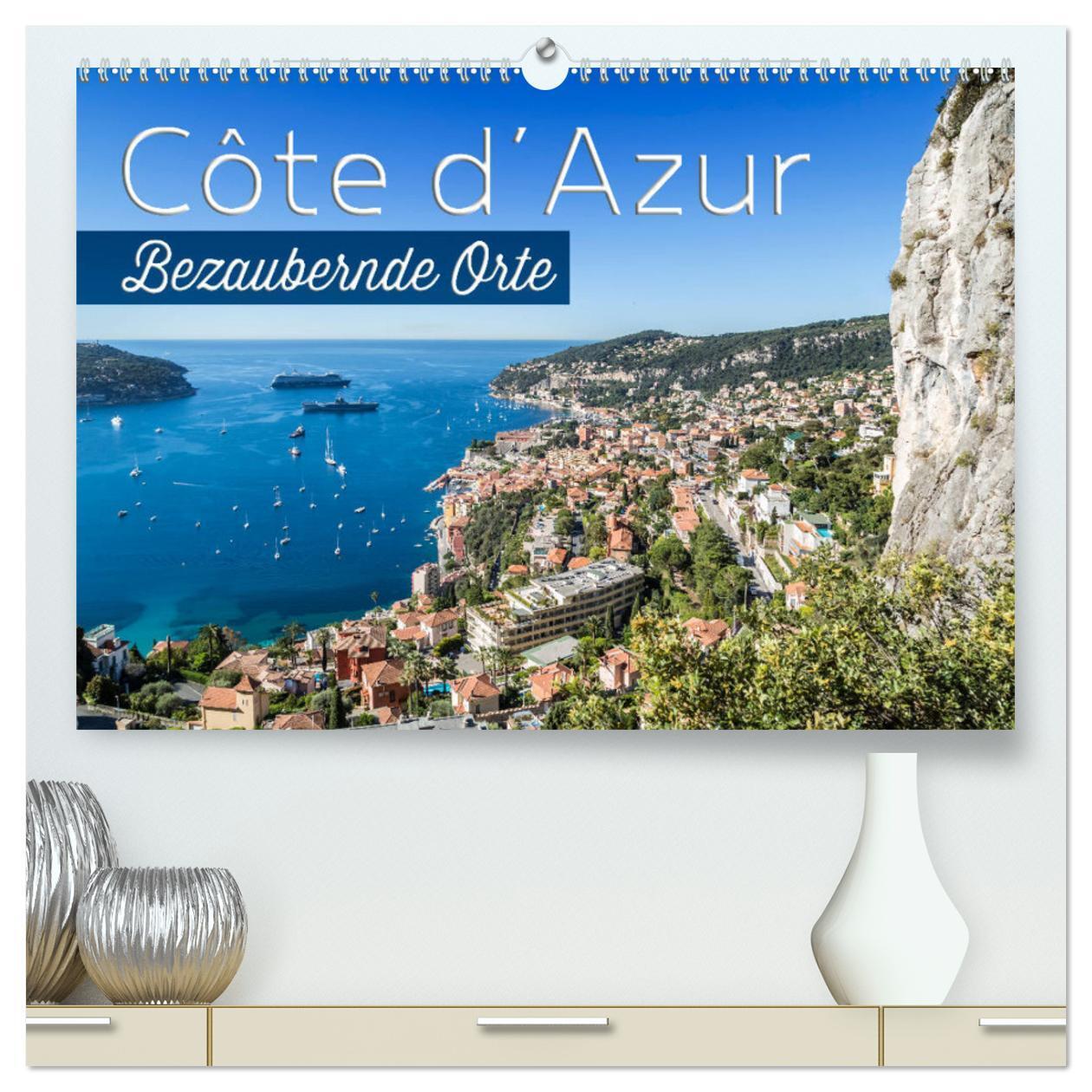 Cover: 9783435446223 | CÔTE D¿AZUR Bezaubernde Orte (hochwertiger Premium Wandkalender...