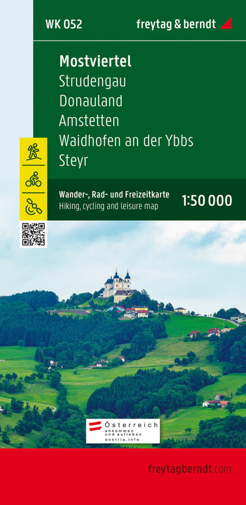 Cover: 9783707904918 | Mostviertel, Wander-, Rad- und Freizeitkarte 1:50.000 | KG | 2 Bde/Tle