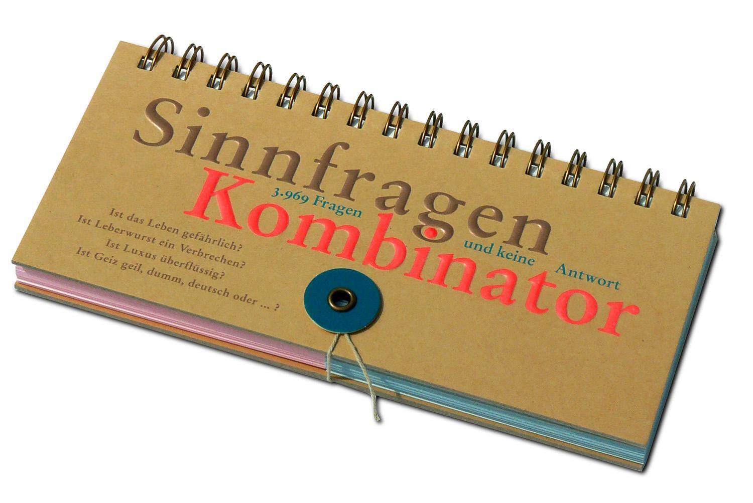 Cover: 9783934657663 | SinnfragenKombinator | 3.969 Fragen und keine Antwort | Pia Frey