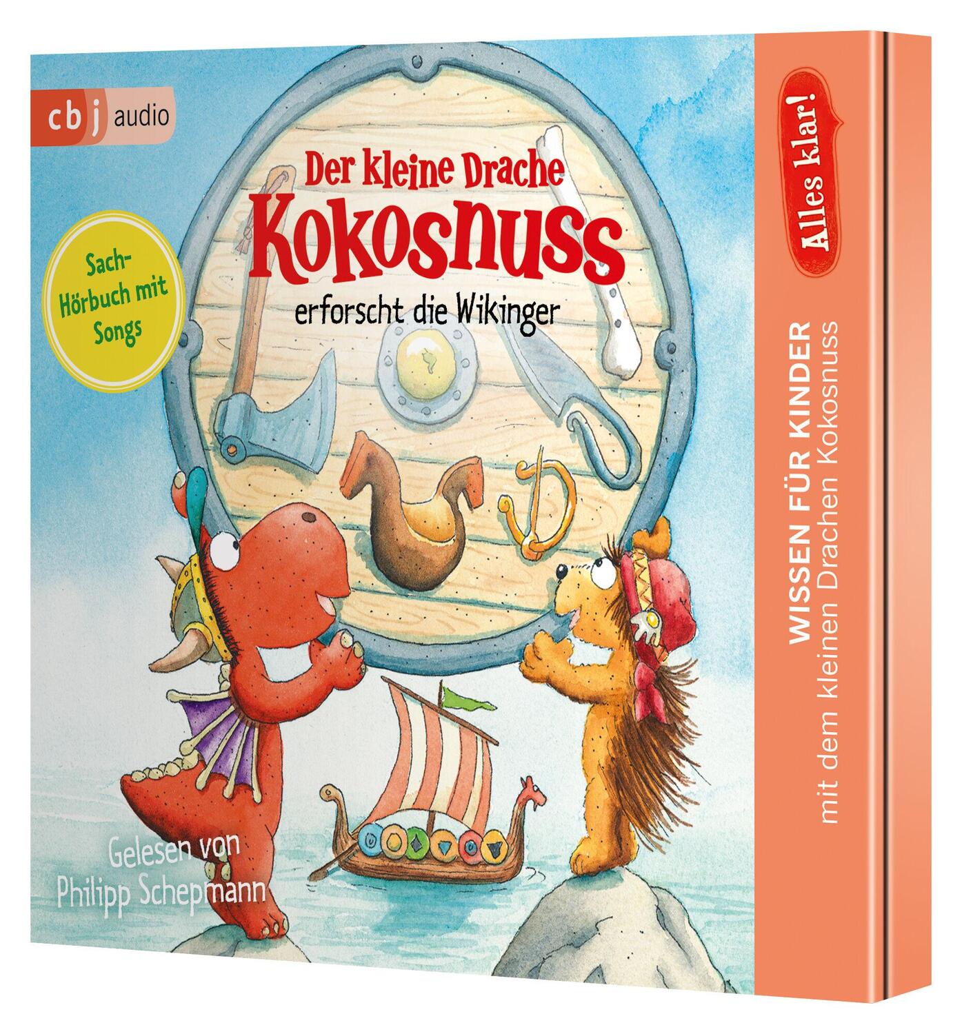 Bild: 9783837156744 | Alles klar! Der kleine Drache Kokosnuss erforscht die Wikinger | CD