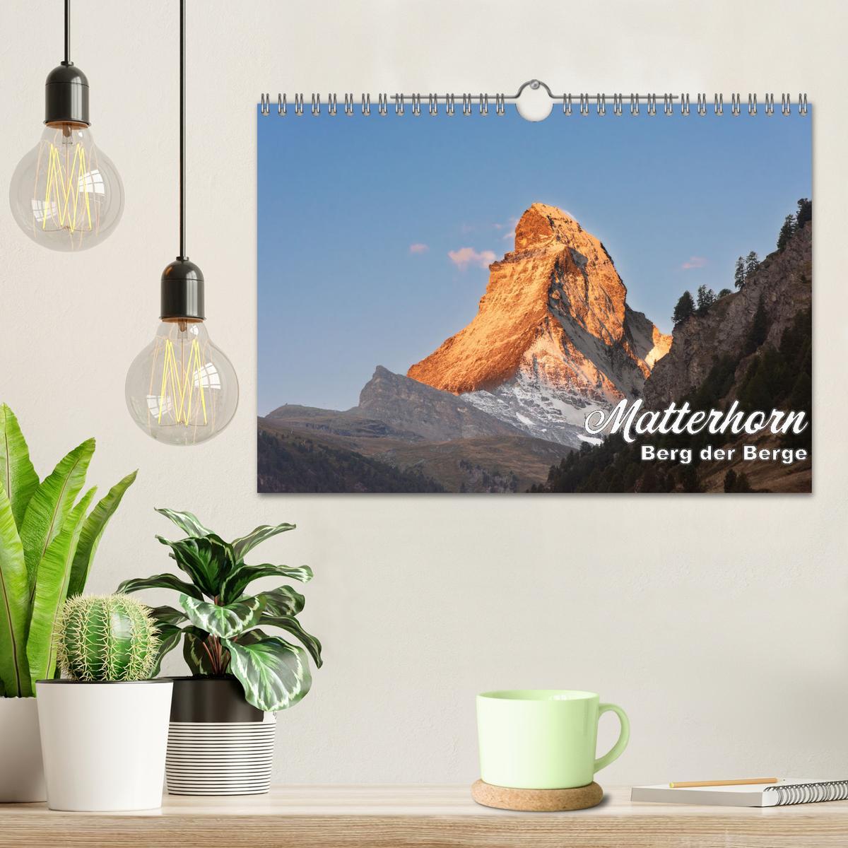 Bild: 9783435543557 | Matterhorn - Berg der Berge (Wandkalender 2025 DIN A4 quer),...