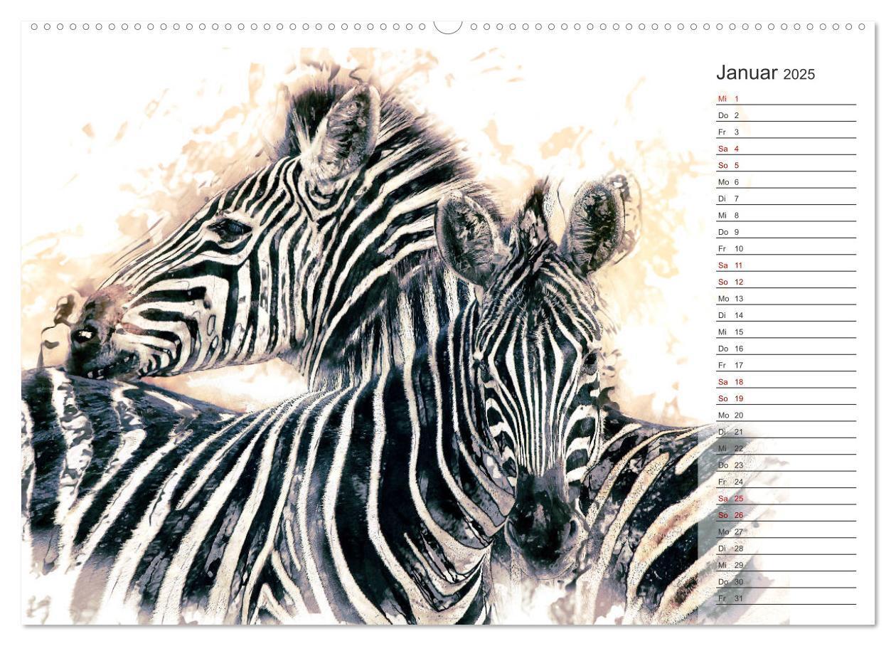 Bild: 9783435403387 | Tierportraits - Fine Art (Wandkalender 2025 DIN A2 quer), CALVENDO...