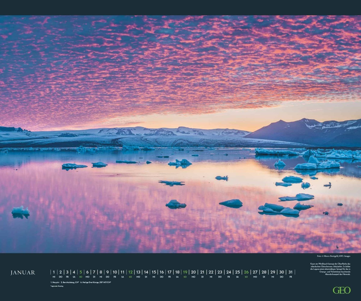 Bild: 4002725988850 | GEO - Wolkenspiele 2025 Wandkalender, 60x50cm, Posterkalender mit...