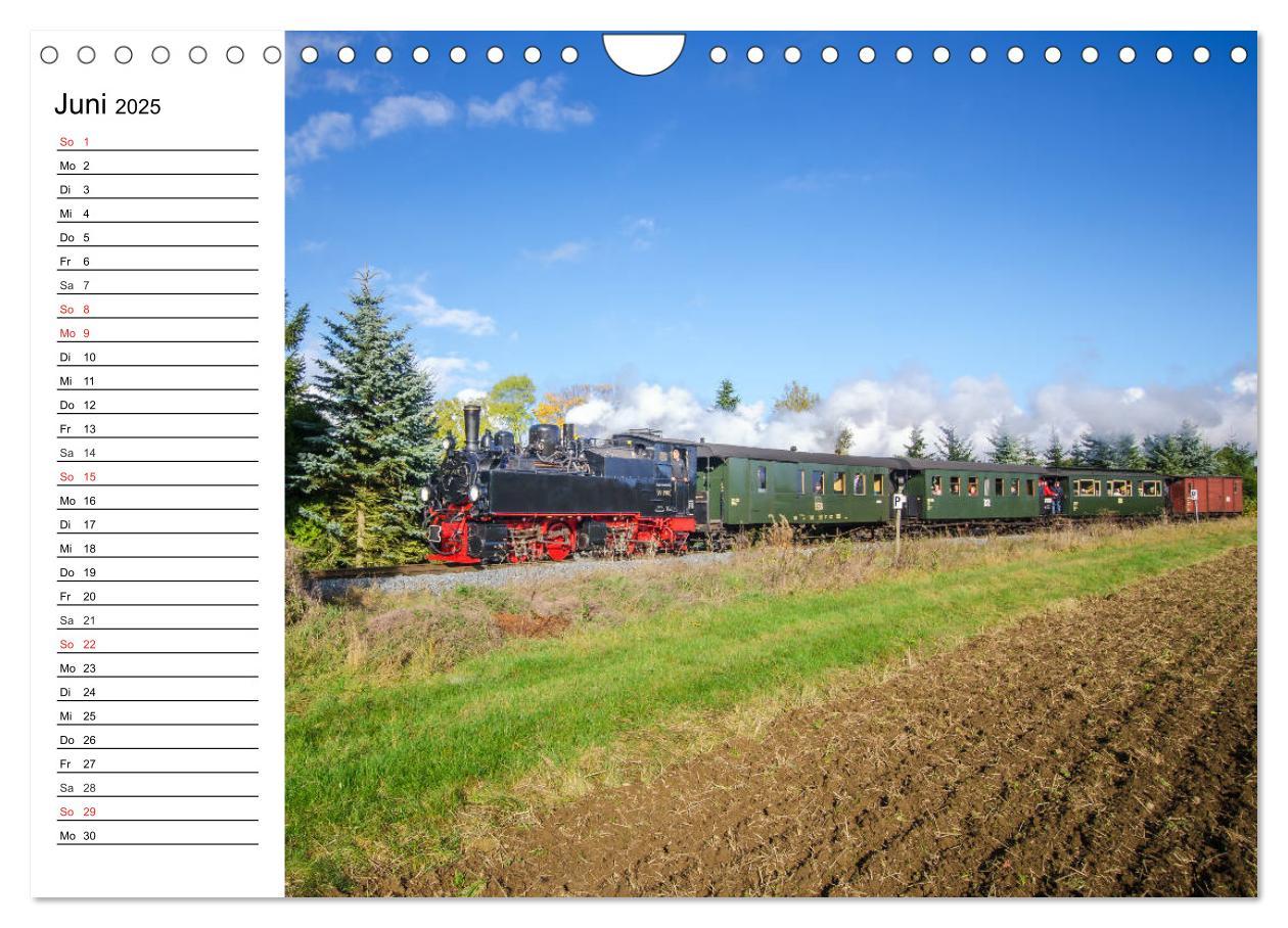 Bild: 9783435217908 | Schmalspurbahnen im Harz (Wandkalender 2025 DIN A4 quer), CALVENDO...