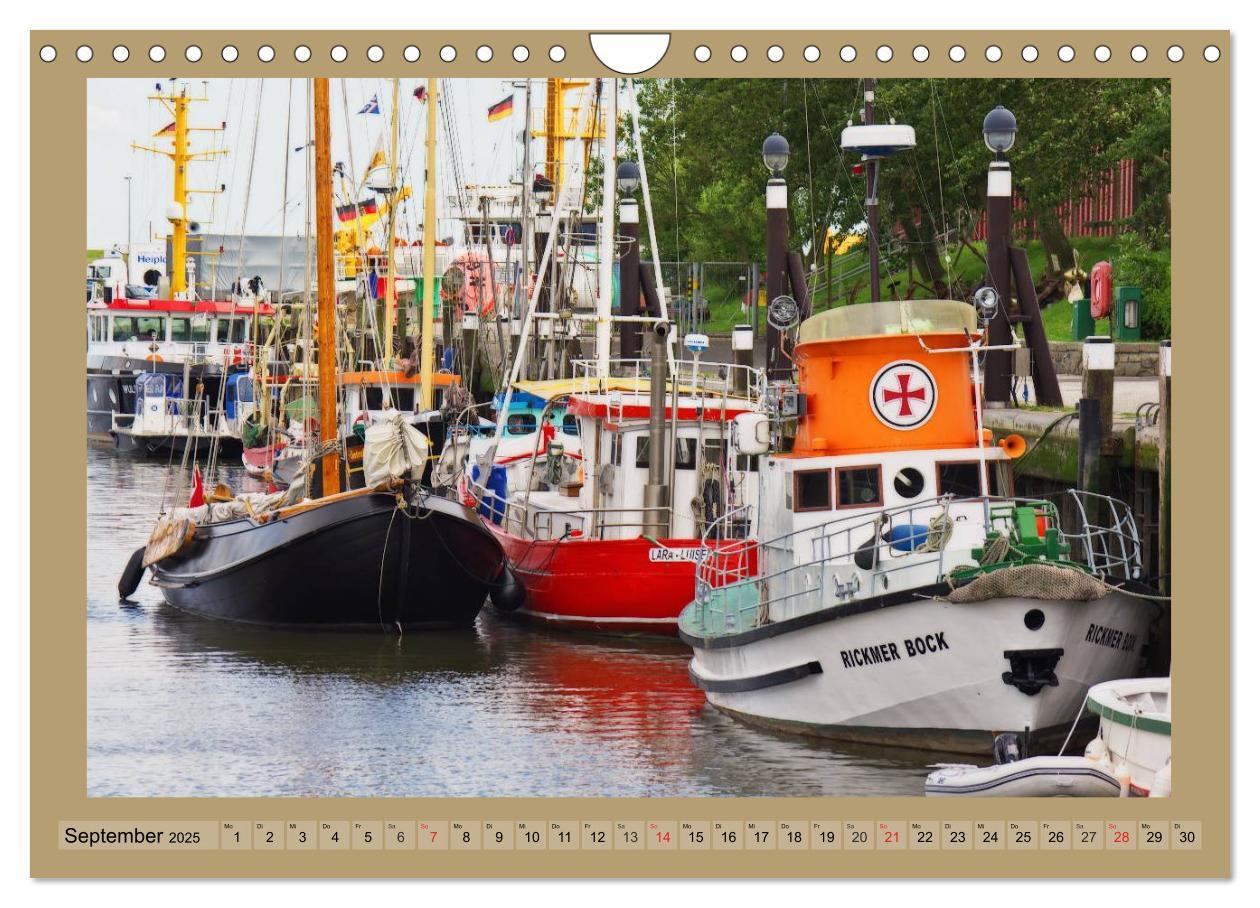 Bild: 9783435655731 | Büsum an der Nordsee (Wandkalender 2025 DIN A4 quer), CALVENDO...