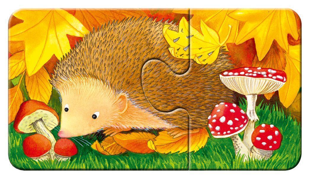 Bild: 4005556073139 | Tiere im Garten. Puzzle 9 x 2 Teile | Spiel | Deutsch | 2013