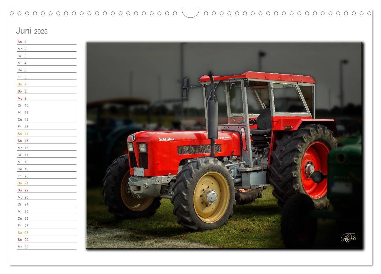 Bild: 9783435634514 | Oldtimer - geliebte Trecker (Wandkalender 2025 DIN A3 quer),...