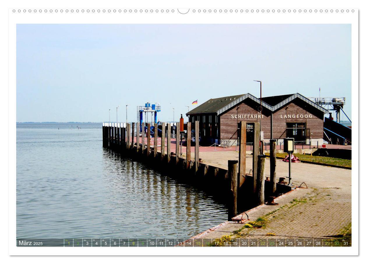 Bild: 9783435212620 | OP LANGEOOG (Wandkalender 2025 DIN A2 quer), CALVENDO Monatskalender