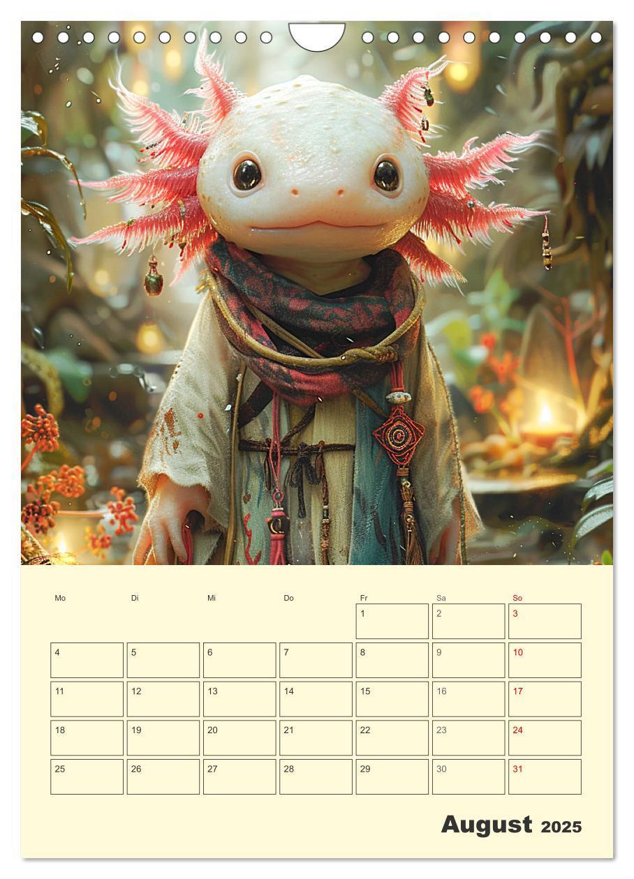 Bild: 9783383807602 | Axolotl. Lustiger Schwanzlurch mit Superkräften (Wandkalender 2025...