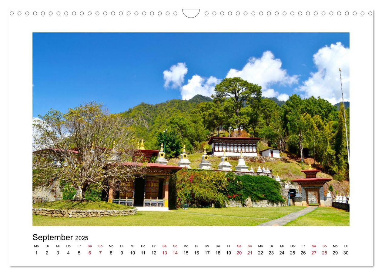 Bild: 9783435127290 | Bhutan ¿ Berge, Buddhismus &amp; Bruttonationalglück (Wandkalender 2025...