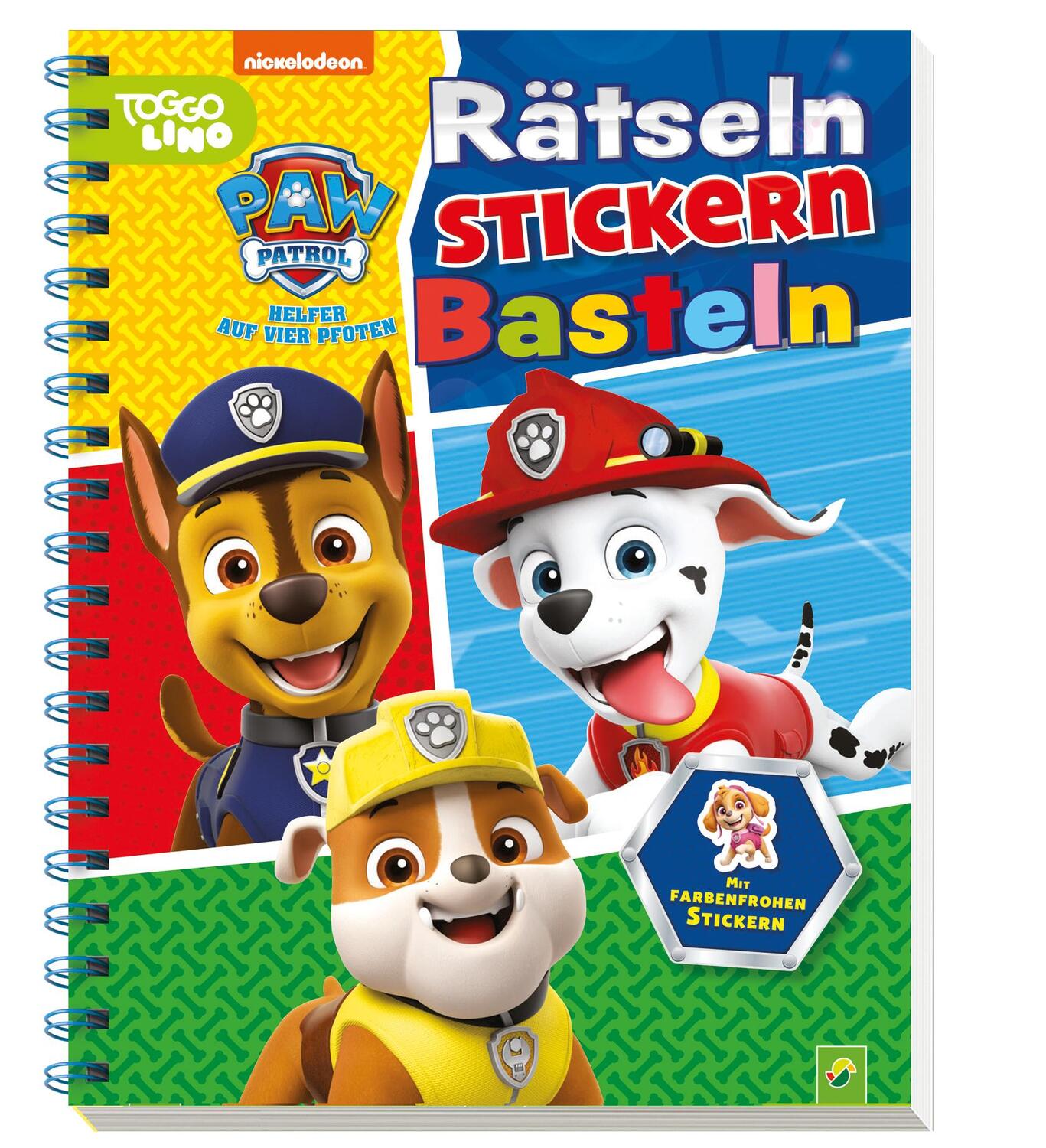 Cover: 9783849927660 | PAW Patrol - Rätseln Stickern Basteln | Mit farbenfrohen Stickern