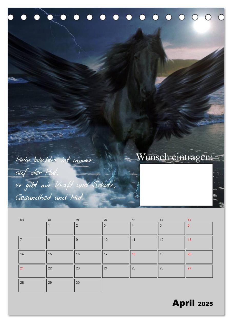 Bild: 9783457017487 | Wunsch- und Zauberkalender (Tischkalender 2025 DIN A5 hoch),...