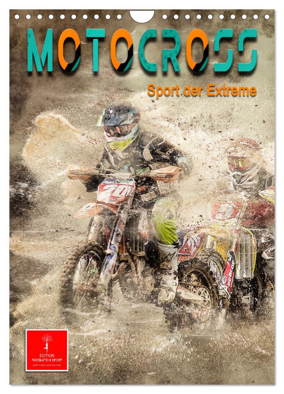 Cover: 9783435891276 | Motocross - Sport der Extreme (Wandkalender 2025 DIN A4 hoch),...