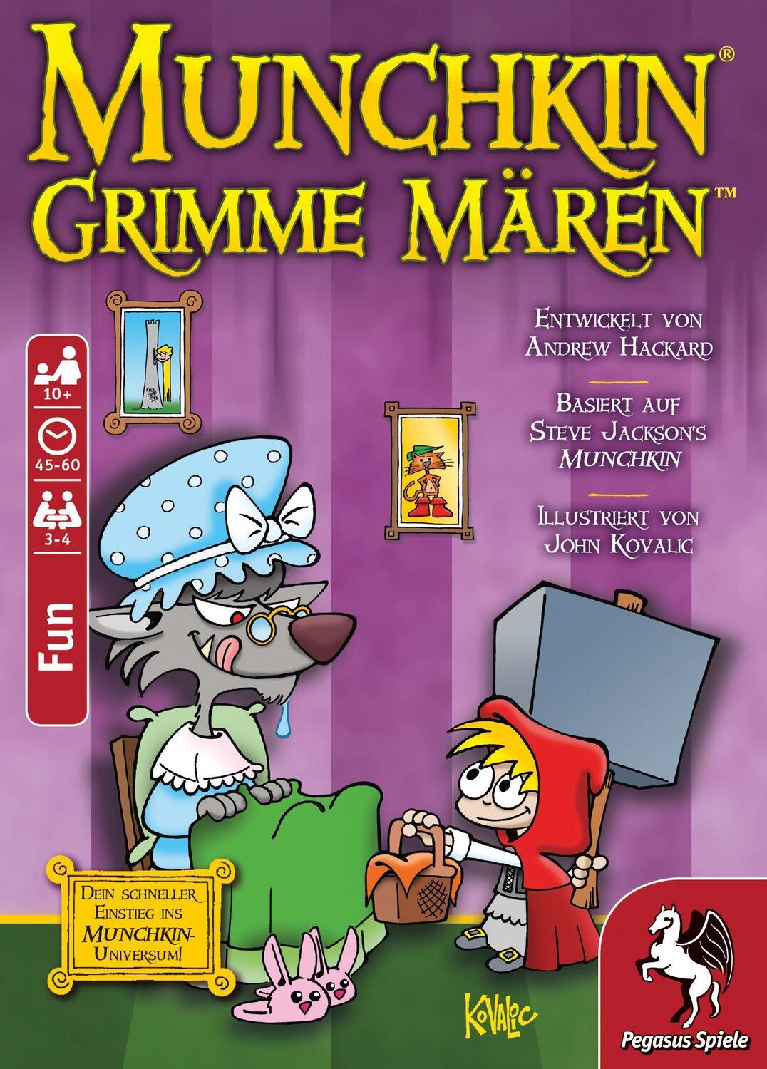 Bild: 4250231713668 | Munchkin: Grimme Mären | Spiel | Deutsch | 2017 | Pegasus