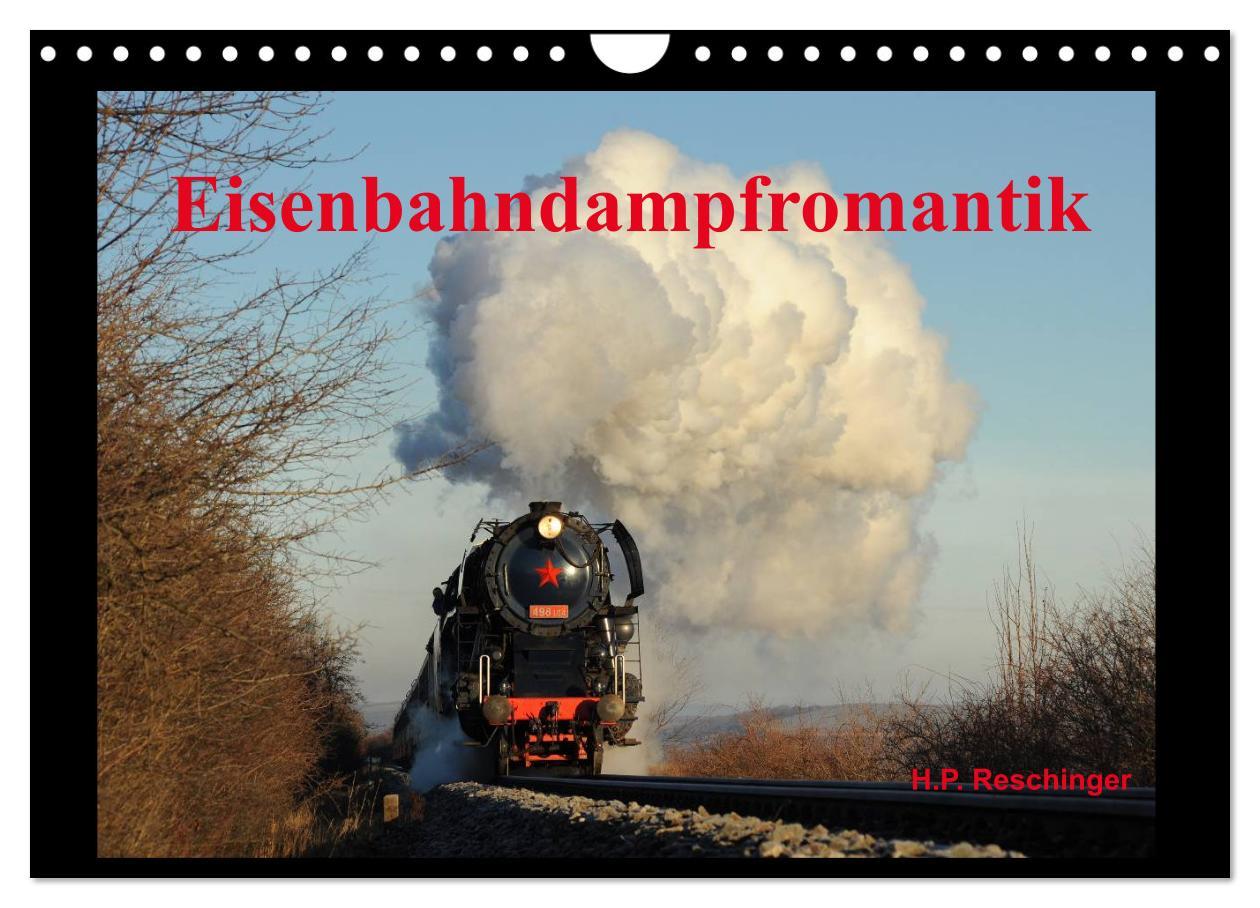 Cover: 9783435778881 | Eisenbahndampfromantik (Wandkalender 2025 DIN A4 quer), CALVENDO...