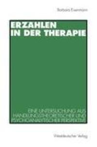 Cover: 9783531127323 | Erzählen in der Therapie | Barbara Eisenmann | Taschenbuch | Paperback