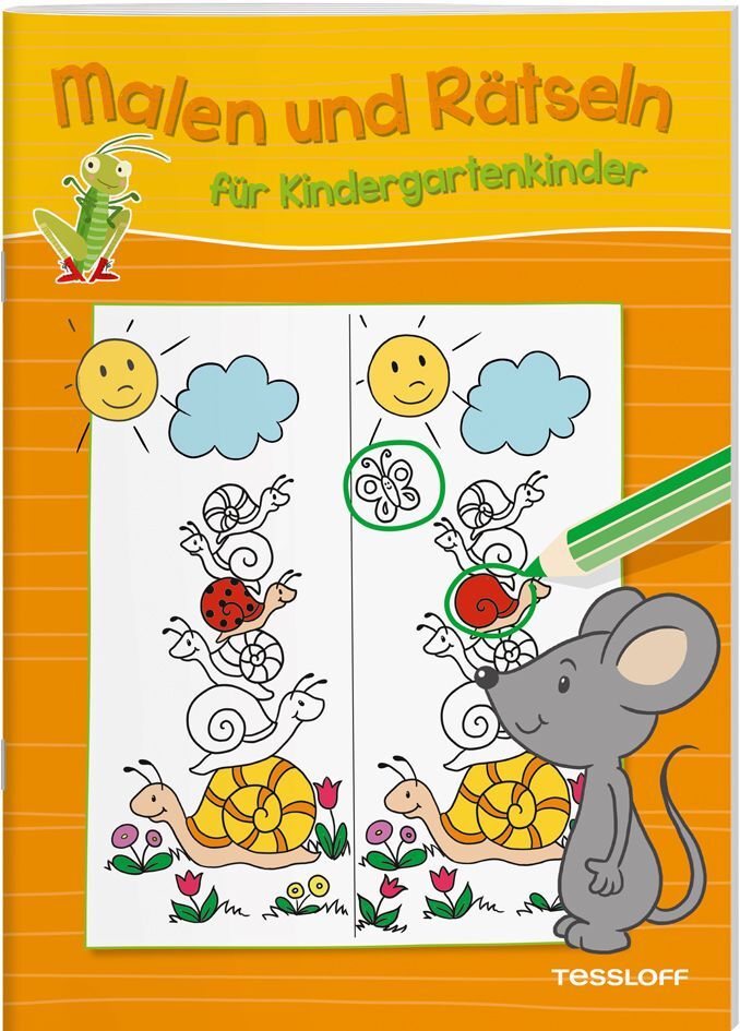 Cover: 9783788640675 | Malen und Rätseln für Kindergartenkinder (Orange) | Co.KG | Broschüre