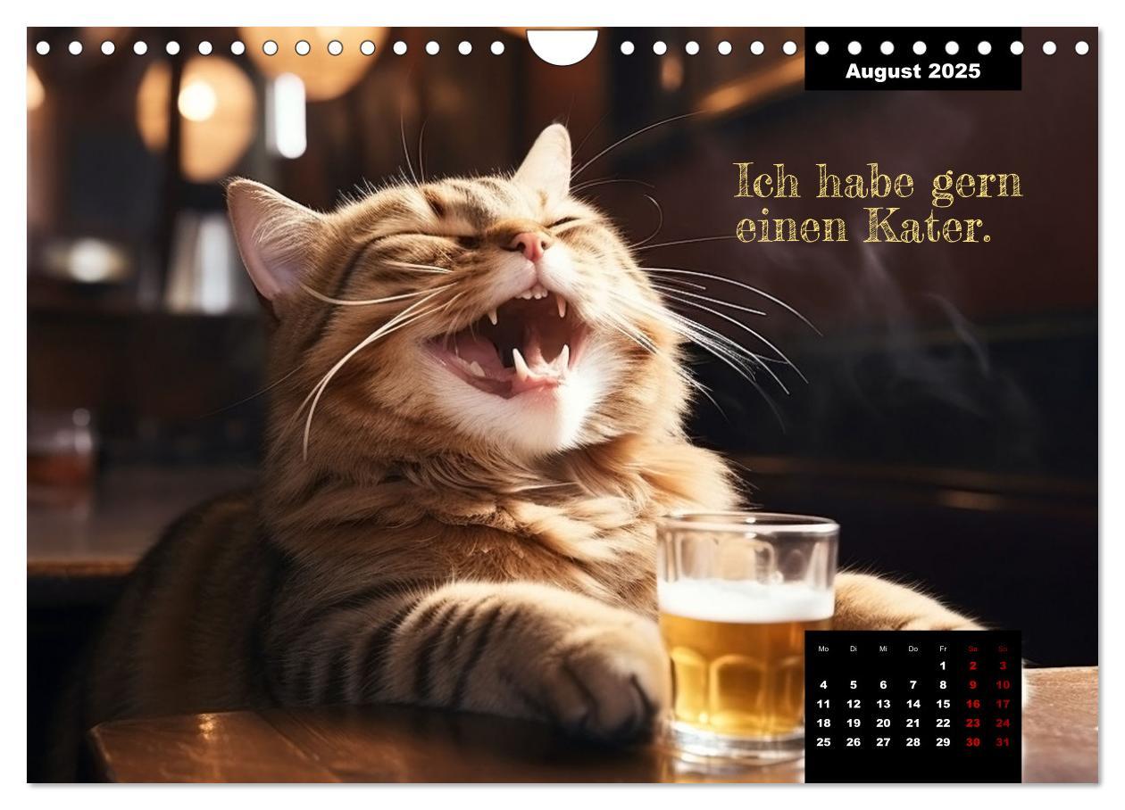 Bild: 9783383834912 | Katzen können alles, außer traurig. (Wandkalender 2025 DIN A4...