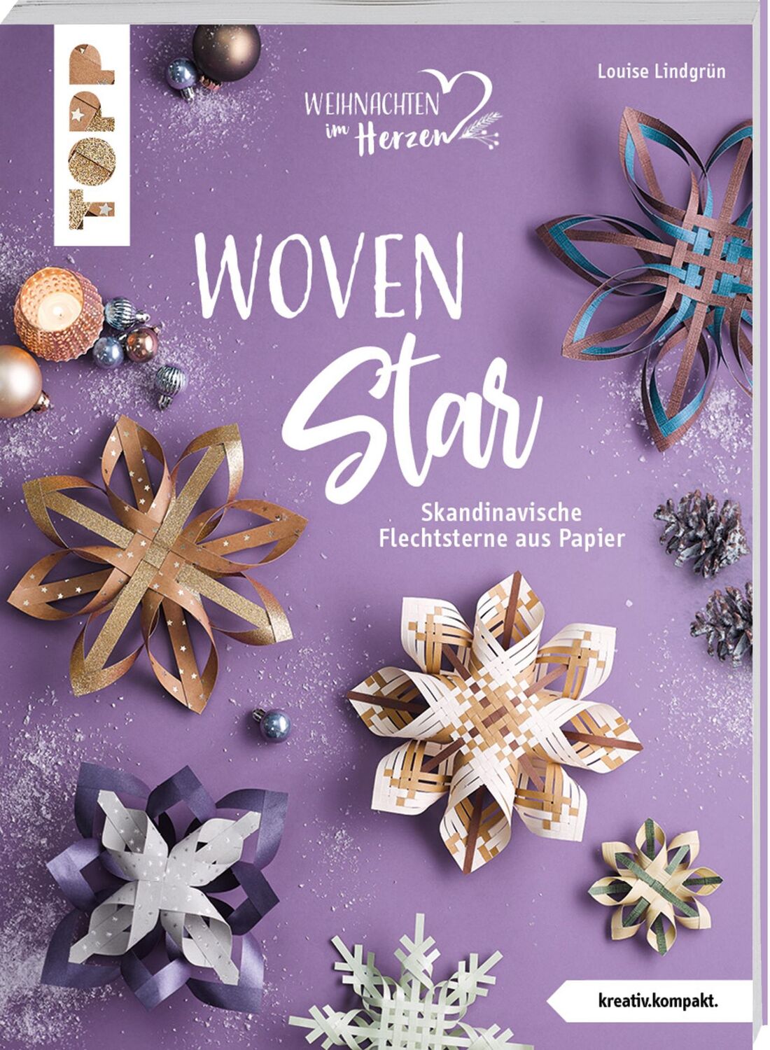 Cover: 9783735850249 | Woven Star (kreativ.kompakt) | Skandinavische Flechtsterne aus Papier