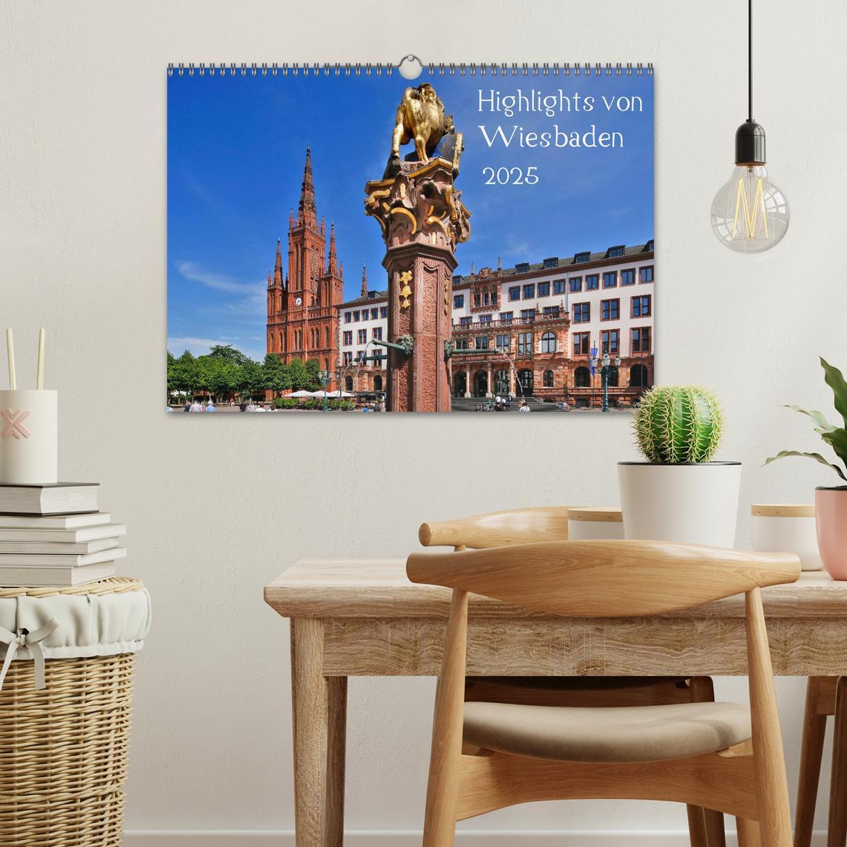 Bild: 9783435610853 | Highlights von Wiesbaden (Wandkalender 2025 DIN A3 quer), CALVENDO...