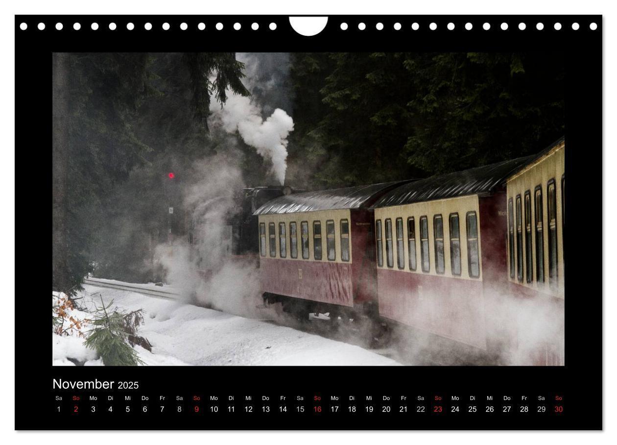 Bild: 9783435674480 | Dampferlebnis im Harz (Wandkalender 2025 DIN A4 quer), CALVENDO...