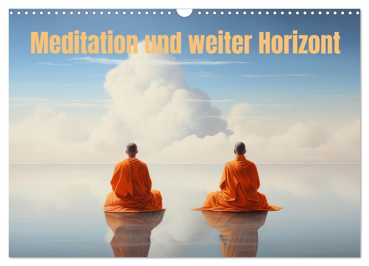 Cover: 9783383779978 | Meditation und weiter Horizont (Wandkalender 2025 DIN A3 quer),...