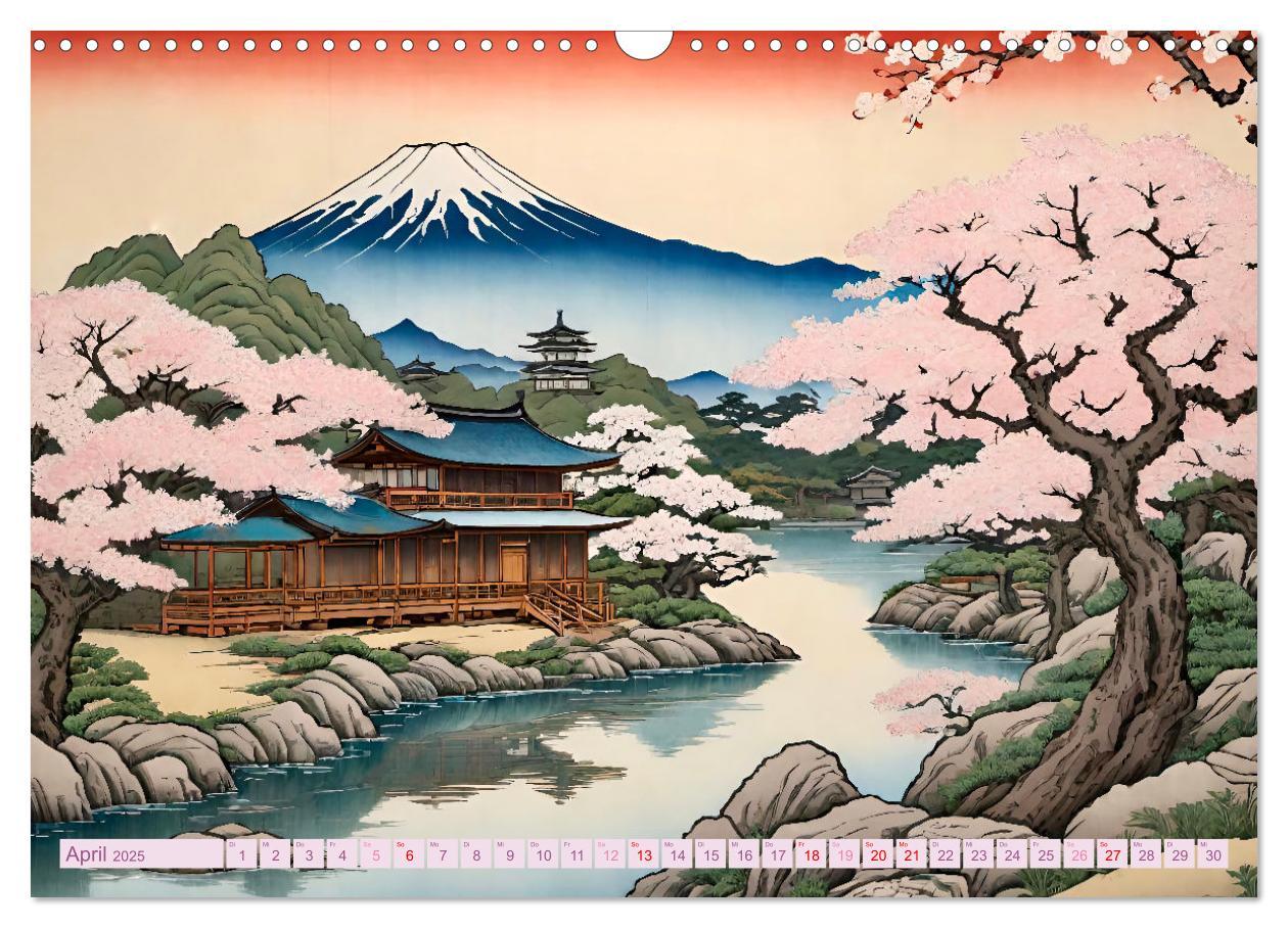 Bild: 9783383824982 | Hanami in Japan (Wandkalender 2025 DIN A3 quer), CALVENDO...