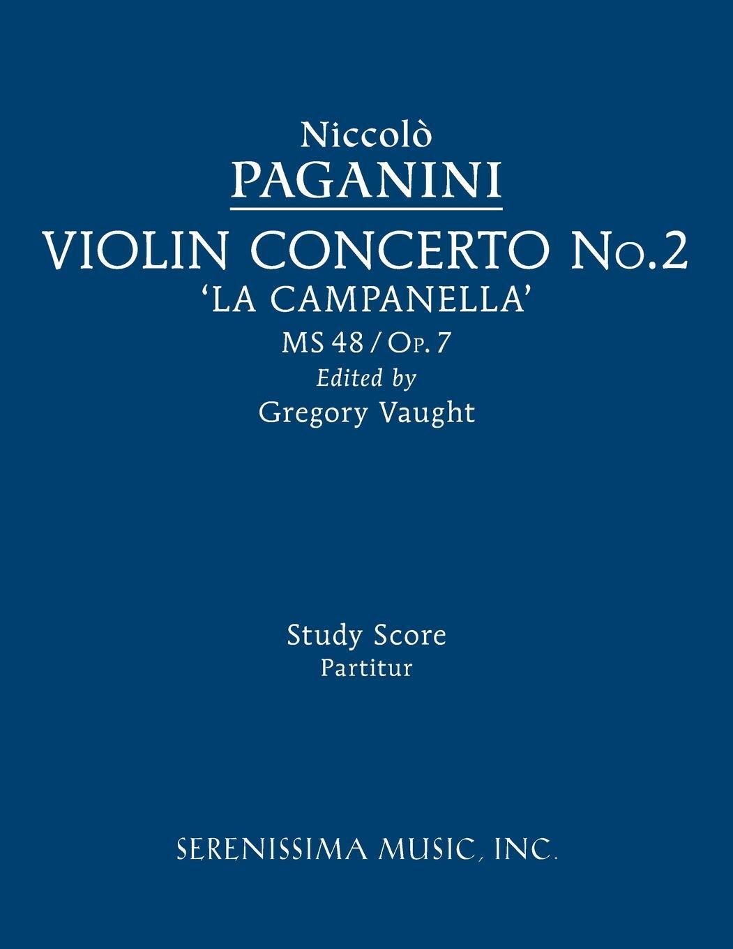 Cover: 9781608742684 | Violin Concerto No.2, MS 48 | Study score | Nicolo Paganini | Buch