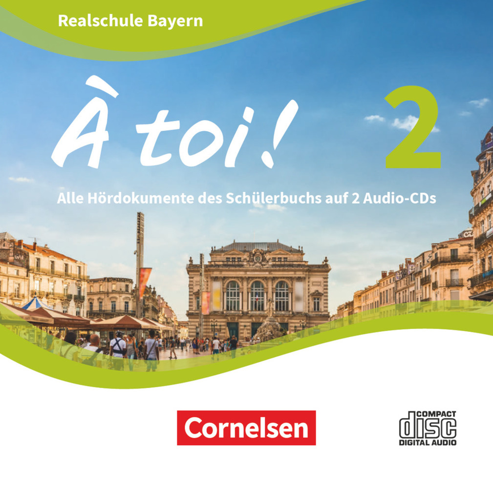 Cover: 9783061222161 | À toi ! - Bayern 2019 - Band 2, 2 Audio-CDs | Audio-CDs | Audio-CD