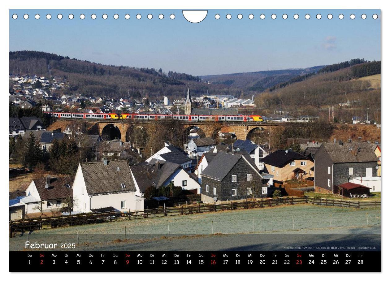 Bild: 9783435619139 | Eisenbahn im Kreis Siegen-Wittgenstein (Wandkalender 2025 DIN A4...