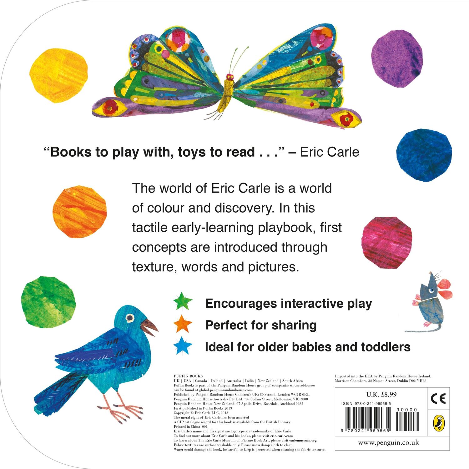 Rückseite: 9780241959565 | The Very Hungry Caterpillar: Touch and Feel Playbook | Eric Carle