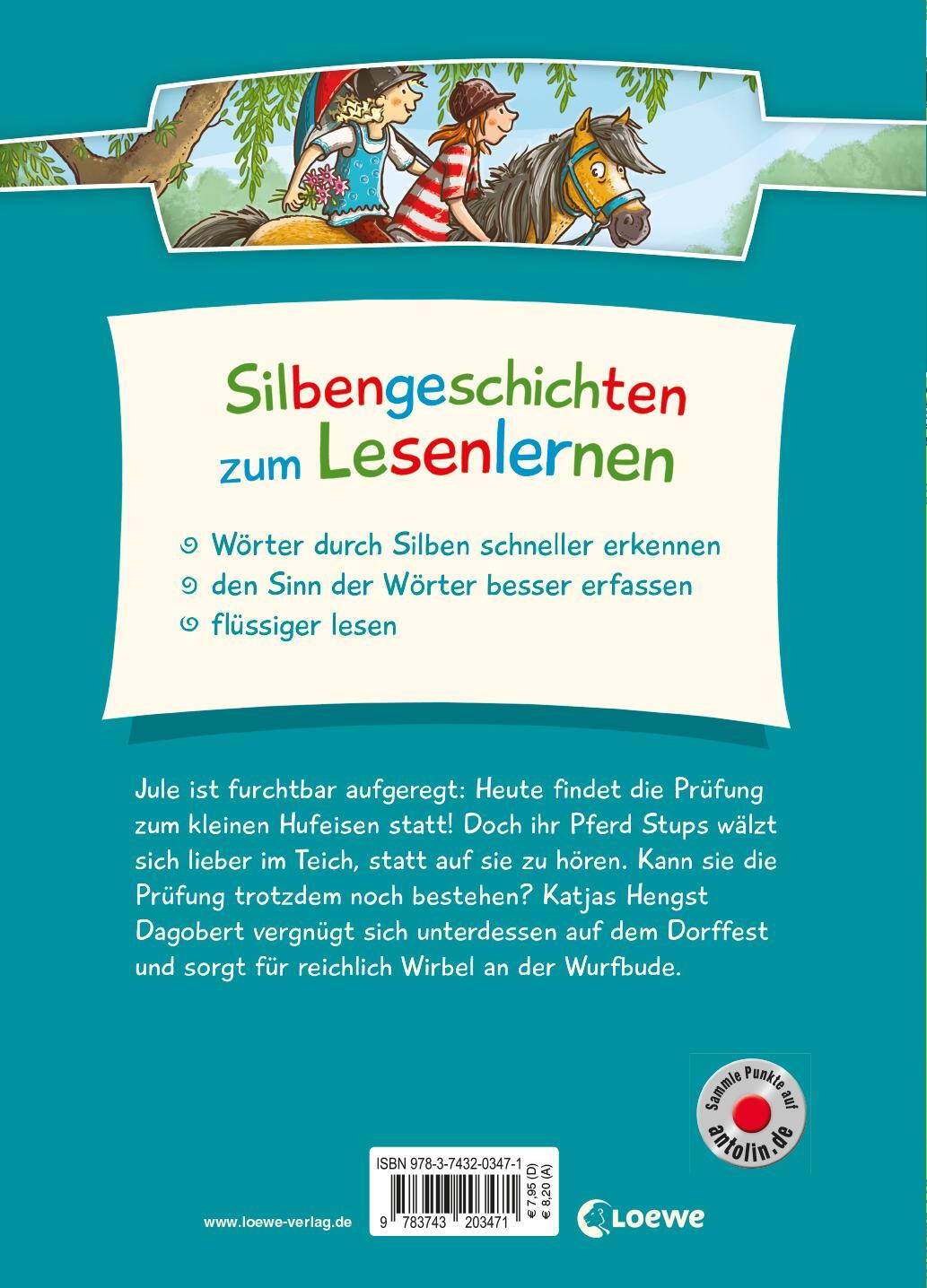 Rückseite: 9783743203471 | Silbengeschichten zum Lesenlernen - Pferdegeschichten | Wiechmann