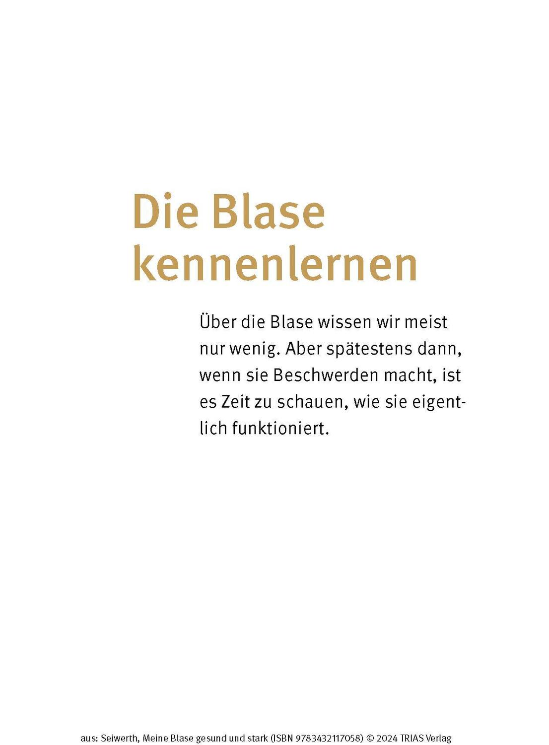 Bild: 9783432117058 | Meine Blase gesund und stark | Isabell Seiwerth | Taschenbuch | 144 S.