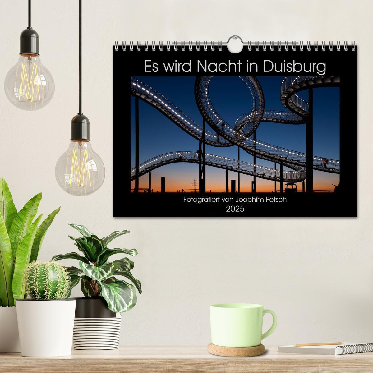 Bild: 9783435420094 | Es wird Nacht in Duisburg (Wandkalender 2025 DIN A4 quer), CALVENDO...